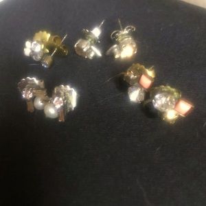 Mix of Swarovski crystal studs